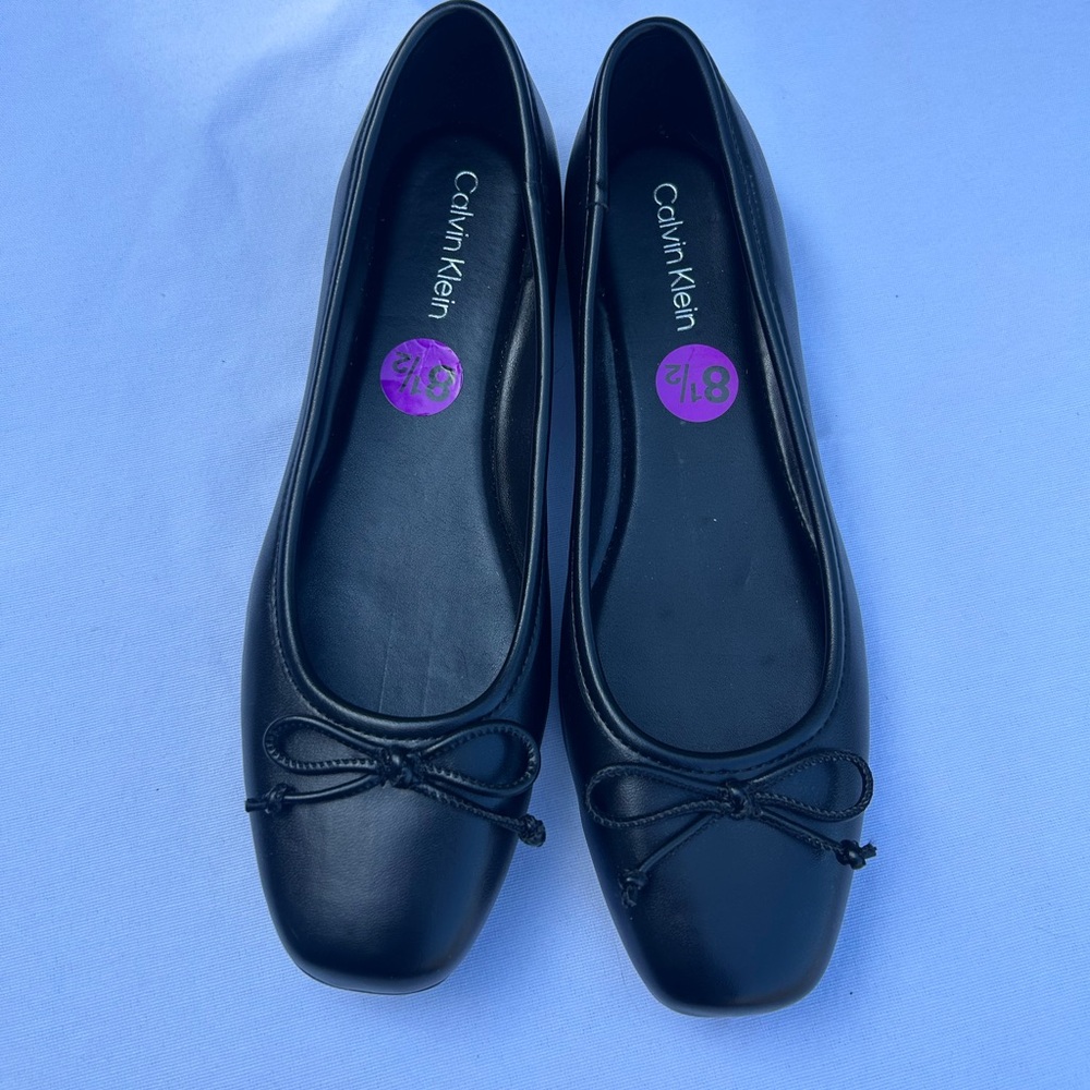 Calvin Klein Black Flats - Like New